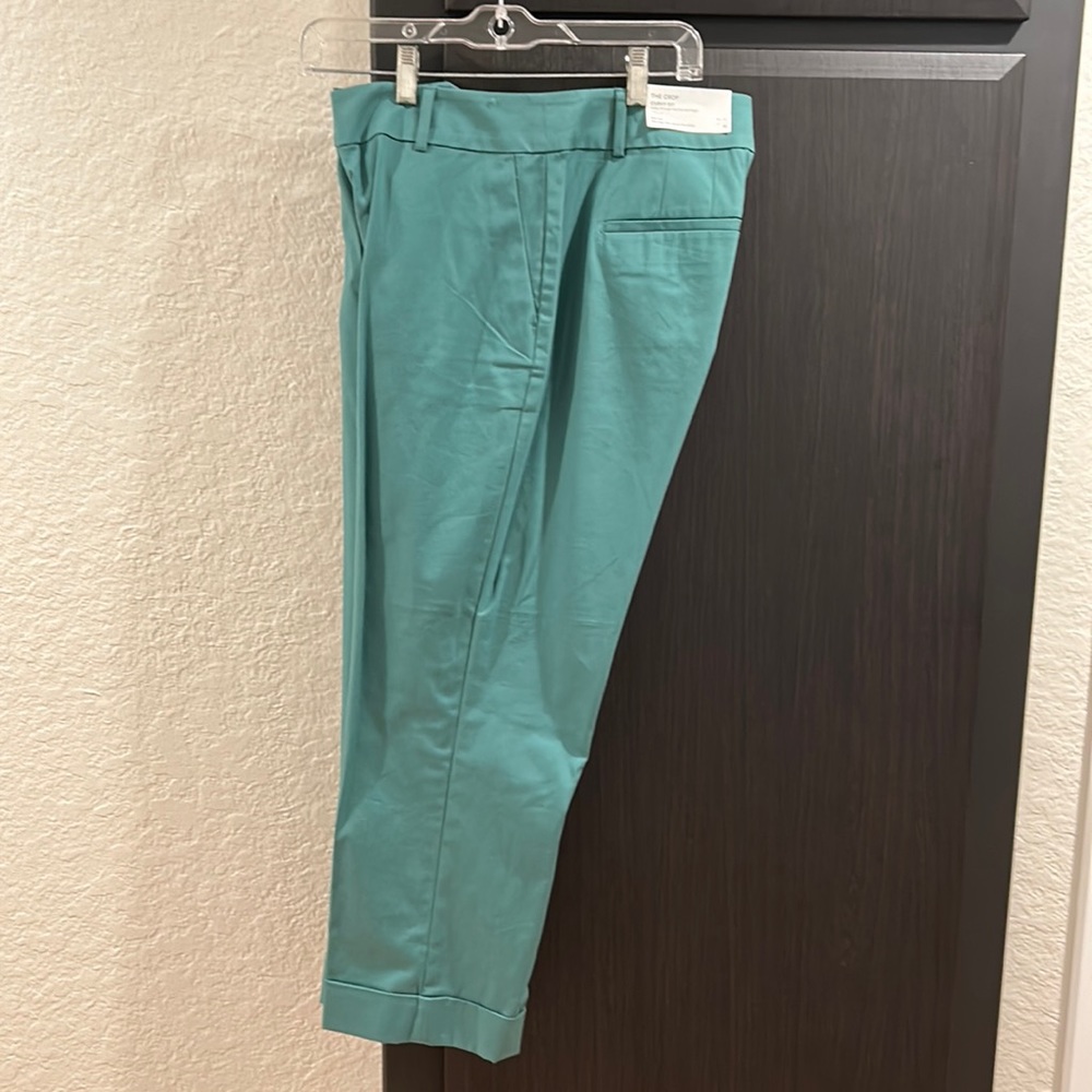 Green cropped pant from the Ann Taylor Factory store